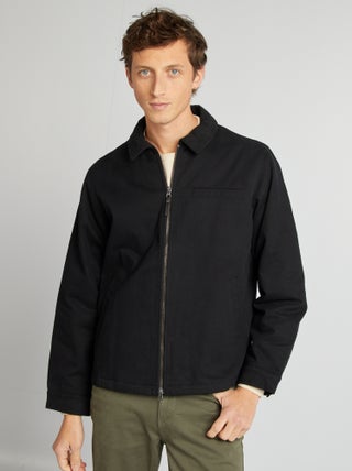 Blouson court épais en coton