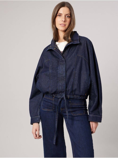 Blouson court femme en jean 'Deeluxe' - Kiabi