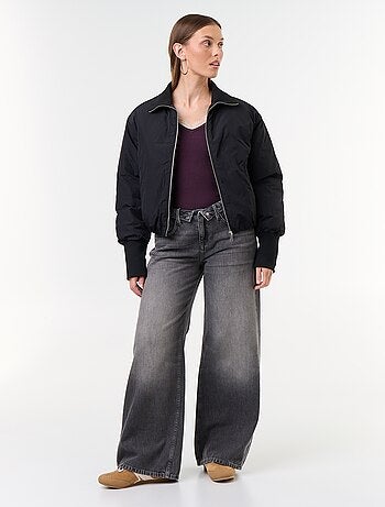 Blouson court forme boule