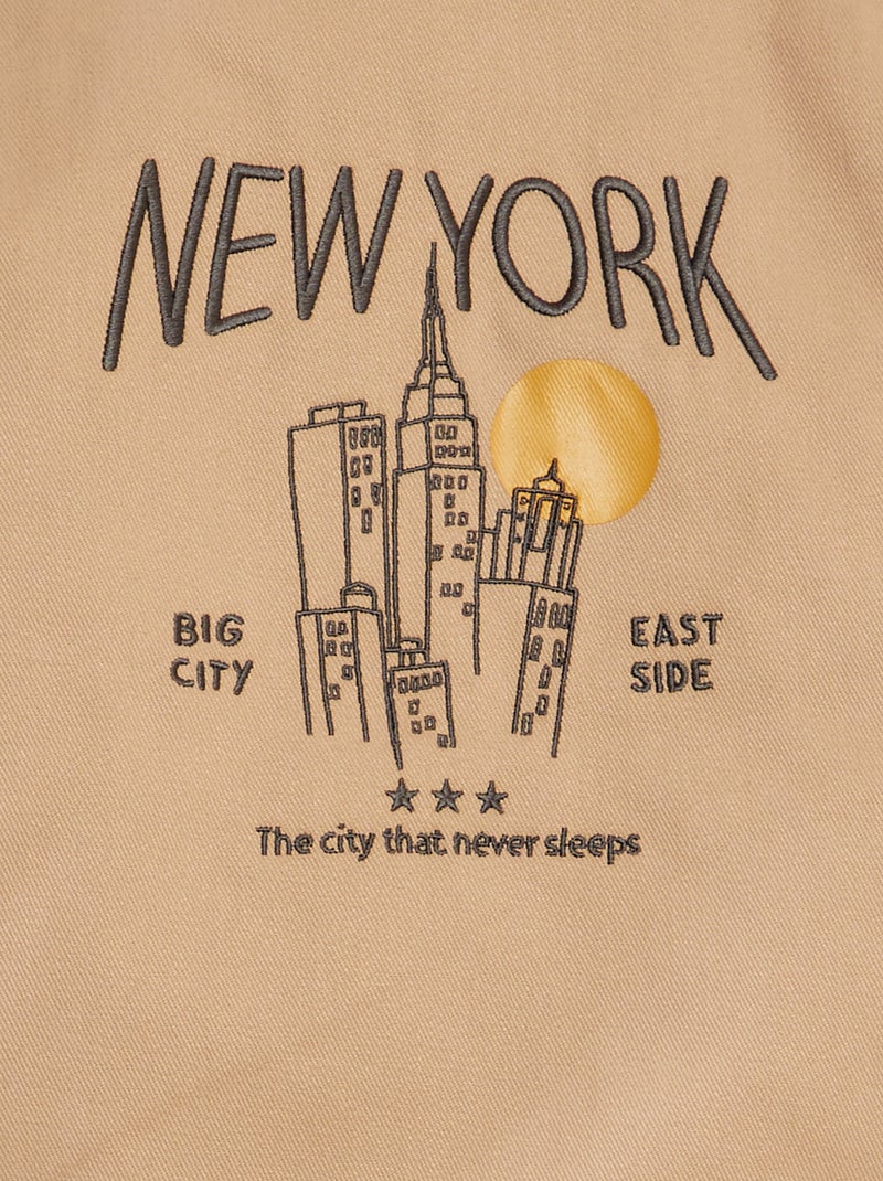 Blouson court New York BEIGE - Kiabi