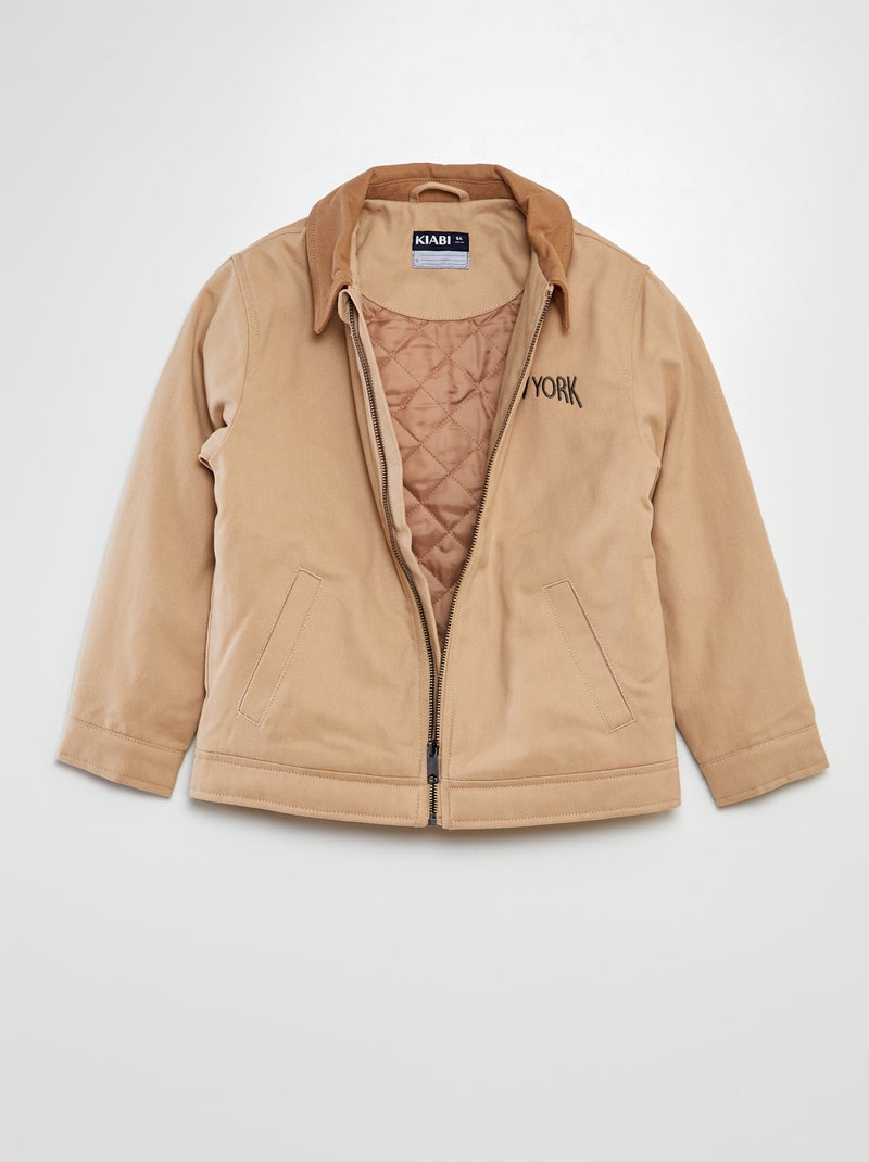 Blouson court New York BEIGE - Kiabi