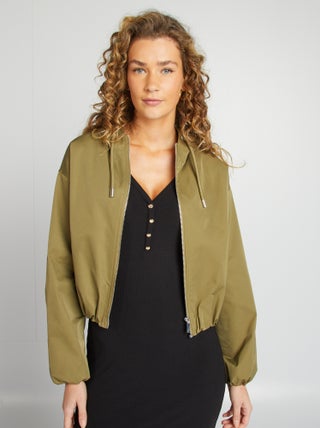 Blouson court oversize