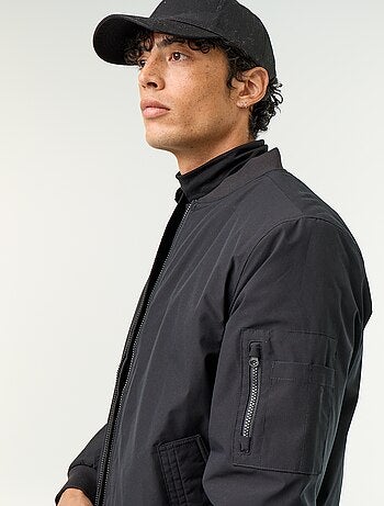 Blouson court style aviateur