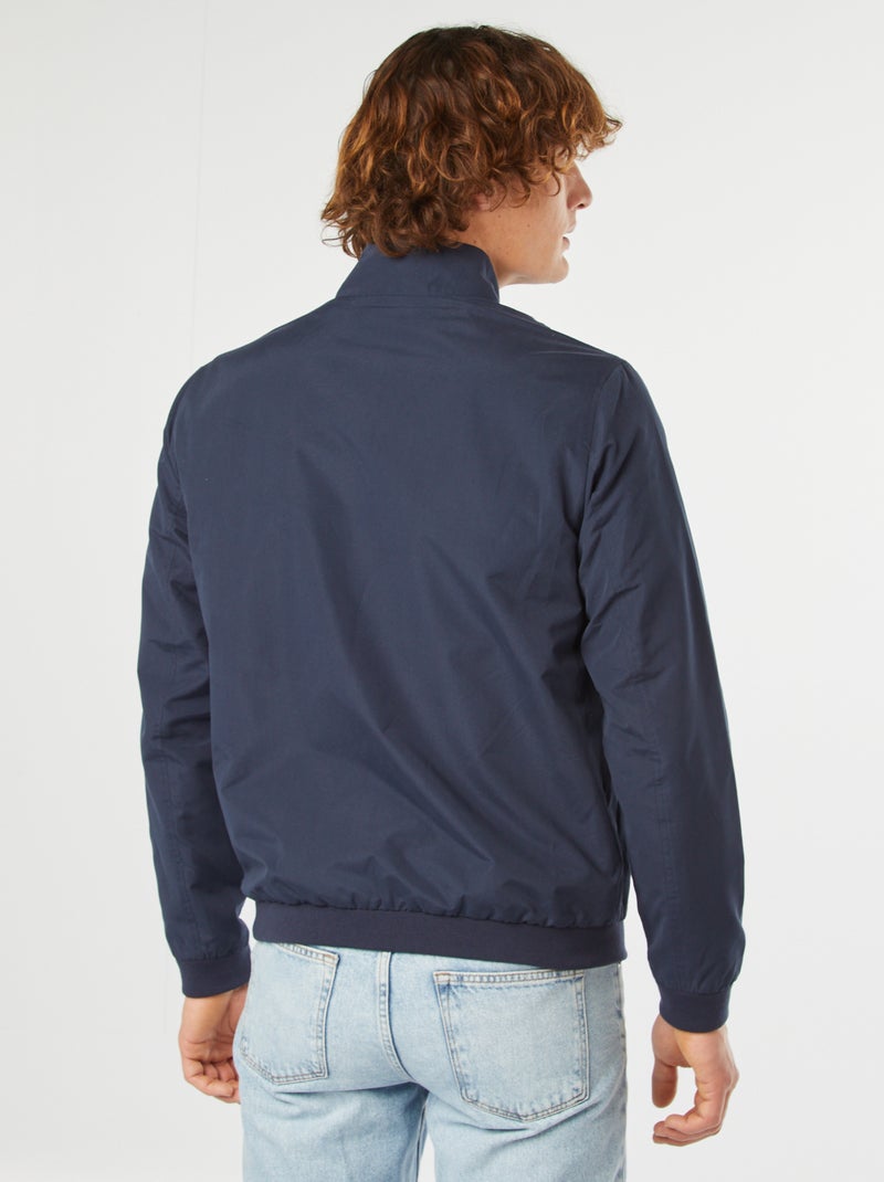 Blouson court uni zippé 'Produkt' BLEU - Kiabi