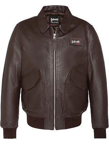 Blouson Cuir Homme Schott LCJET
