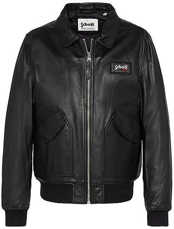 Blouson Cuir Homme Schott LCJET