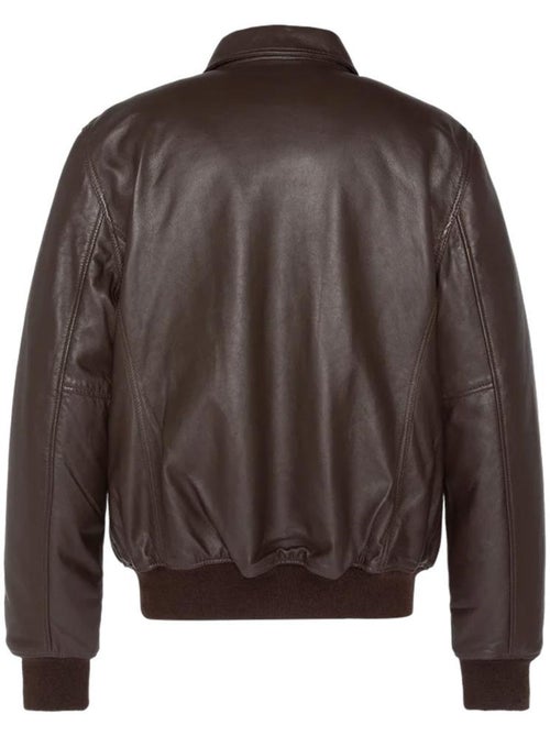 Blouson cuir Homme Schott - Kiabi
