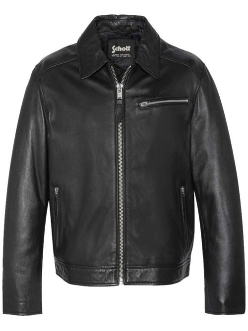 Blouson cuir Homme Schott Mens Leather Jacket Schott - L - Kiabi Blouson cuir Homme Schott Mens Leather Jacket Schott - L - Kiabi