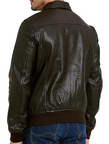 Blouson cuir Homme Schott Mens Leather Pilot