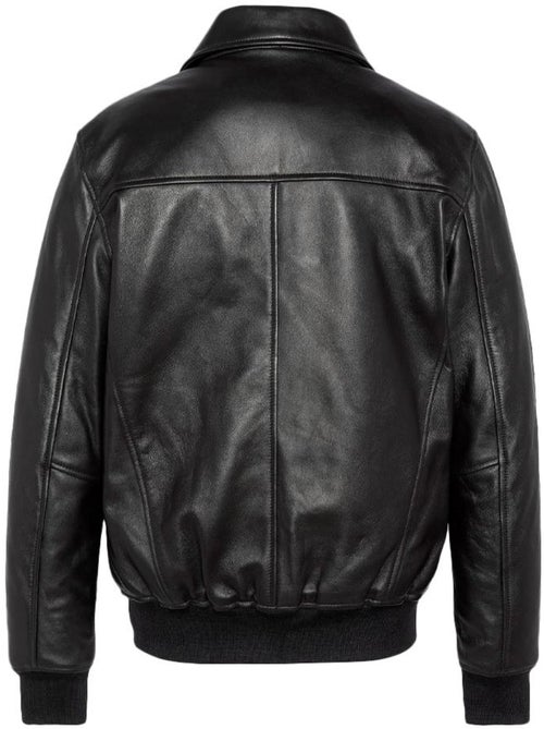 Blouson Cuir Homme Schott - Kiabi