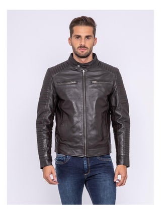 Blouson cuir motard BIKERO