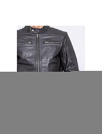 Blouson cuir motard BIKERO
