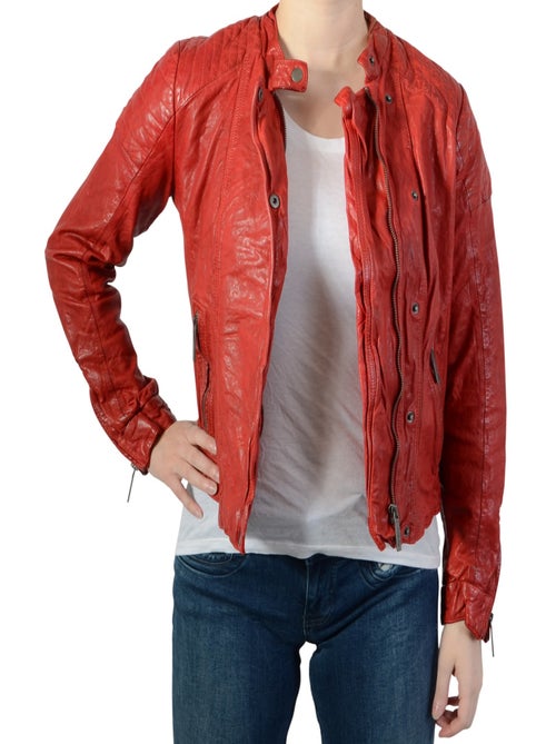 Blouson Cuir Pepe Jeans Rocky - Kiabi