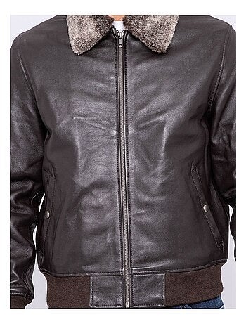 Blouson cuir pilote BANDIDAS