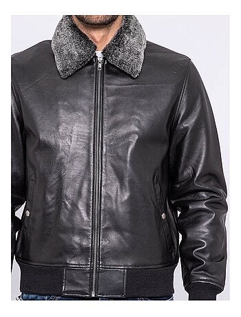 Blouson cuir pilote BANDIDAS