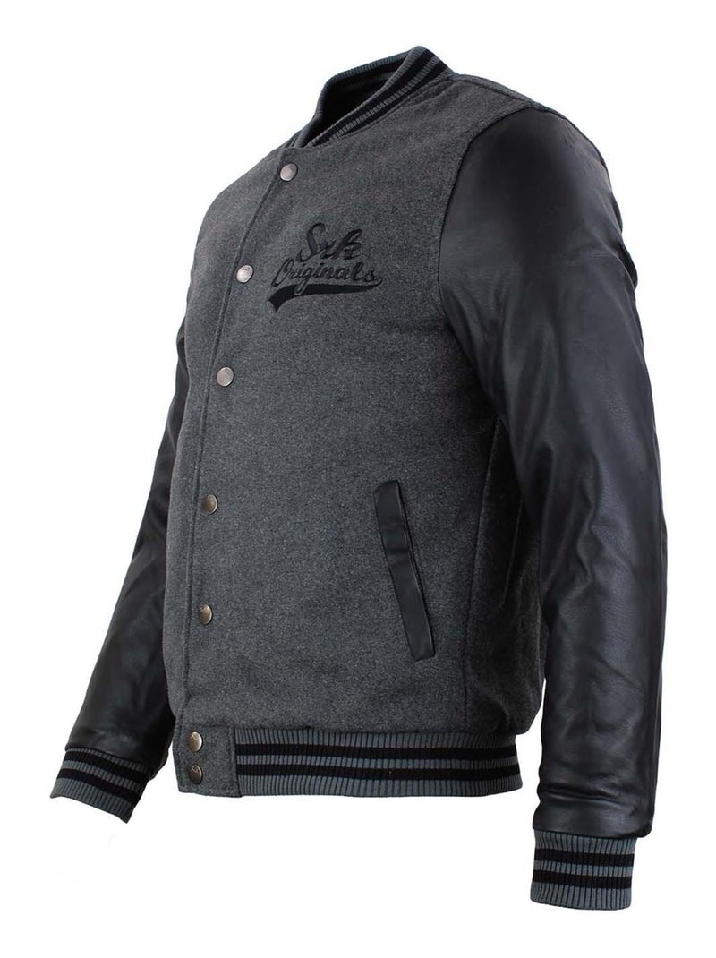 Blouson   CYSE - SRK gris anthracite - Kiabi