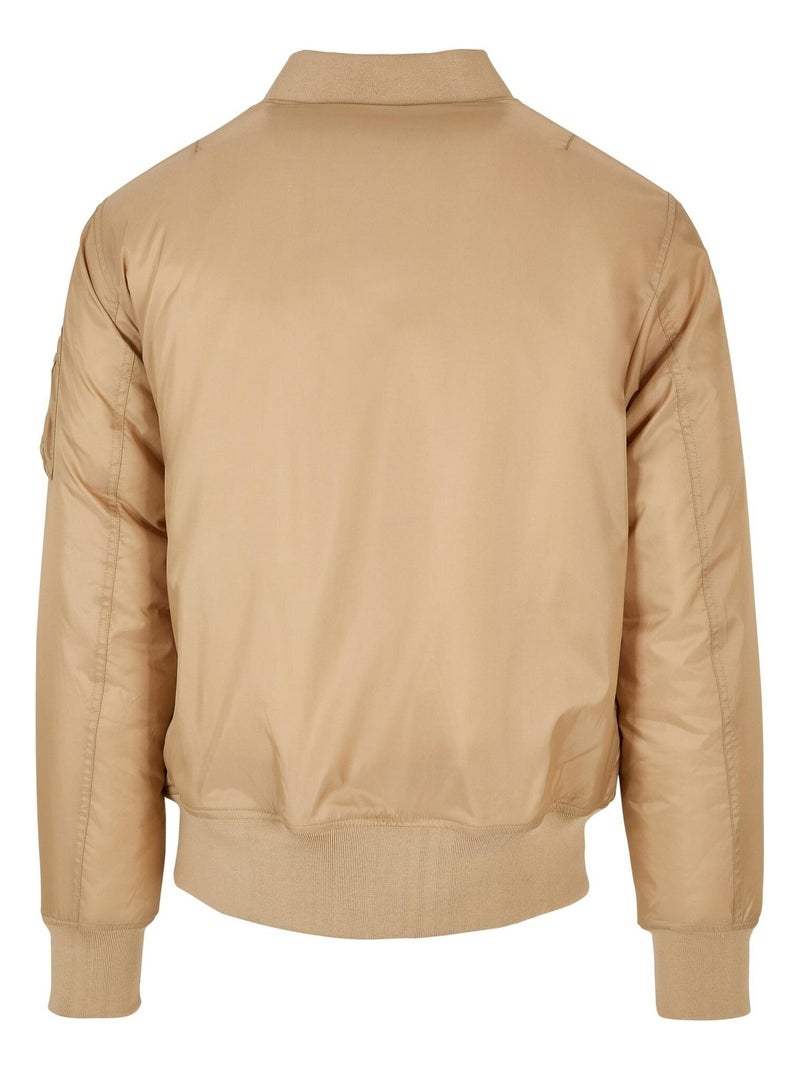 Blouson d'aviateur - build your brand Beige - Kiabi