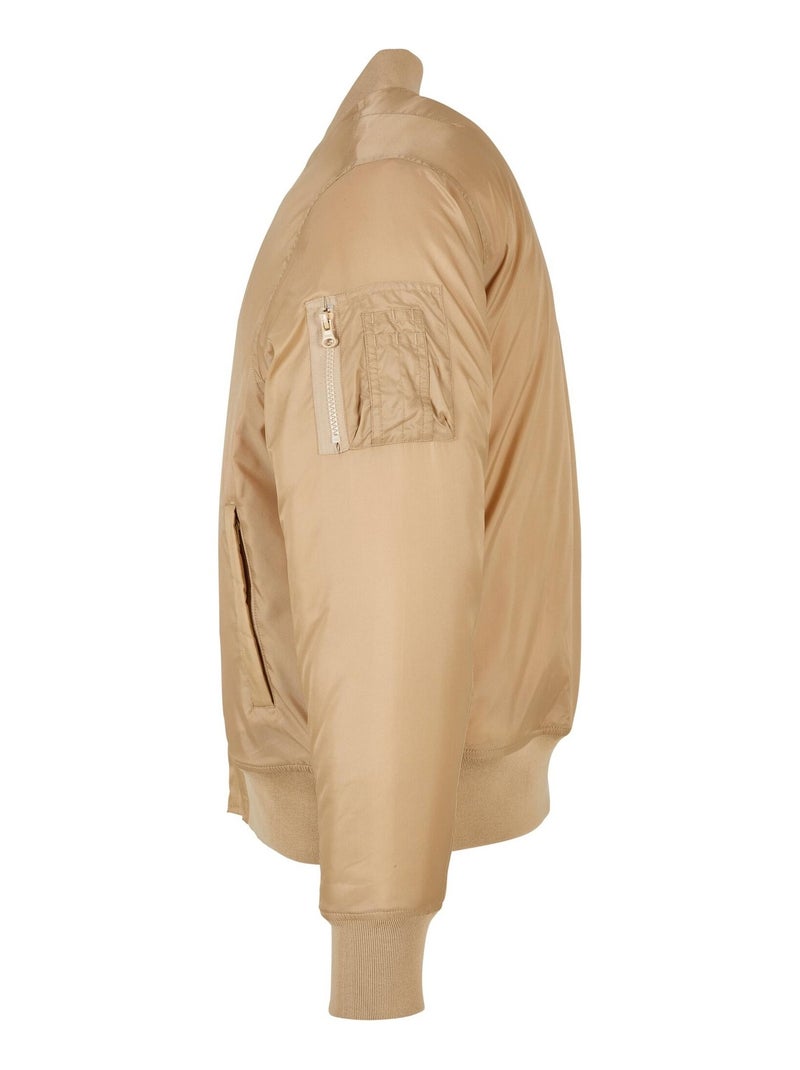 Blouson d'aviateur - build your brand Beige - Kiabi