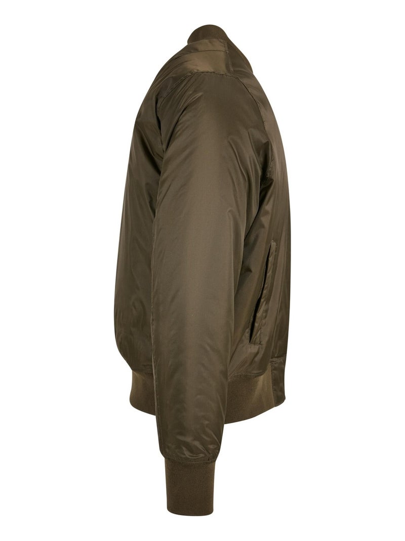 Blouson d'aviateur - build your brand Vert olive - Kiabi