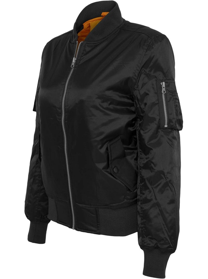 Blouson d'aviateur basic - urban classics Noir - Kiabi