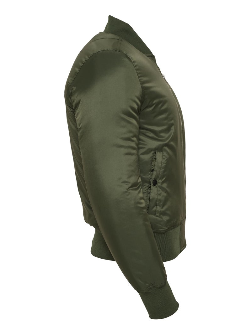 Blouson d'aviateur basic - urban classics Vert olive - Kiabi