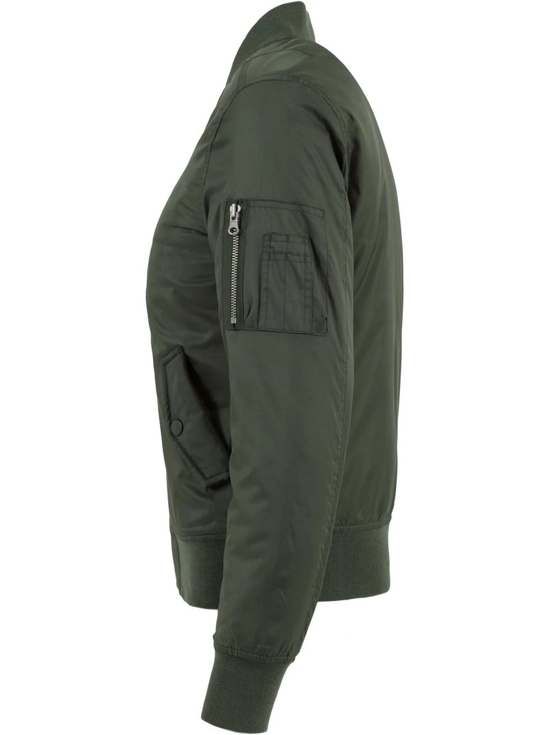 Blouson d'aviateur basic - urban classics Vert olive - Kiabi