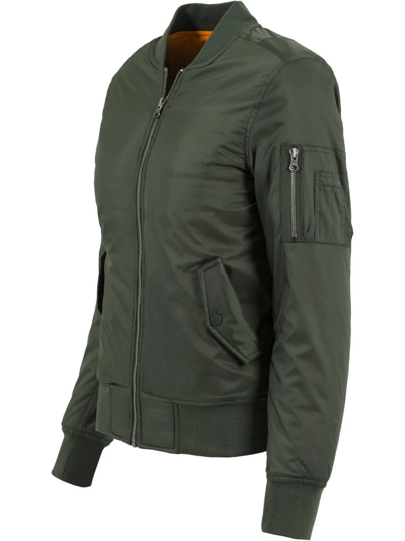 Blouson d'aviateur basic - urban classics Vert olive - Kiabi