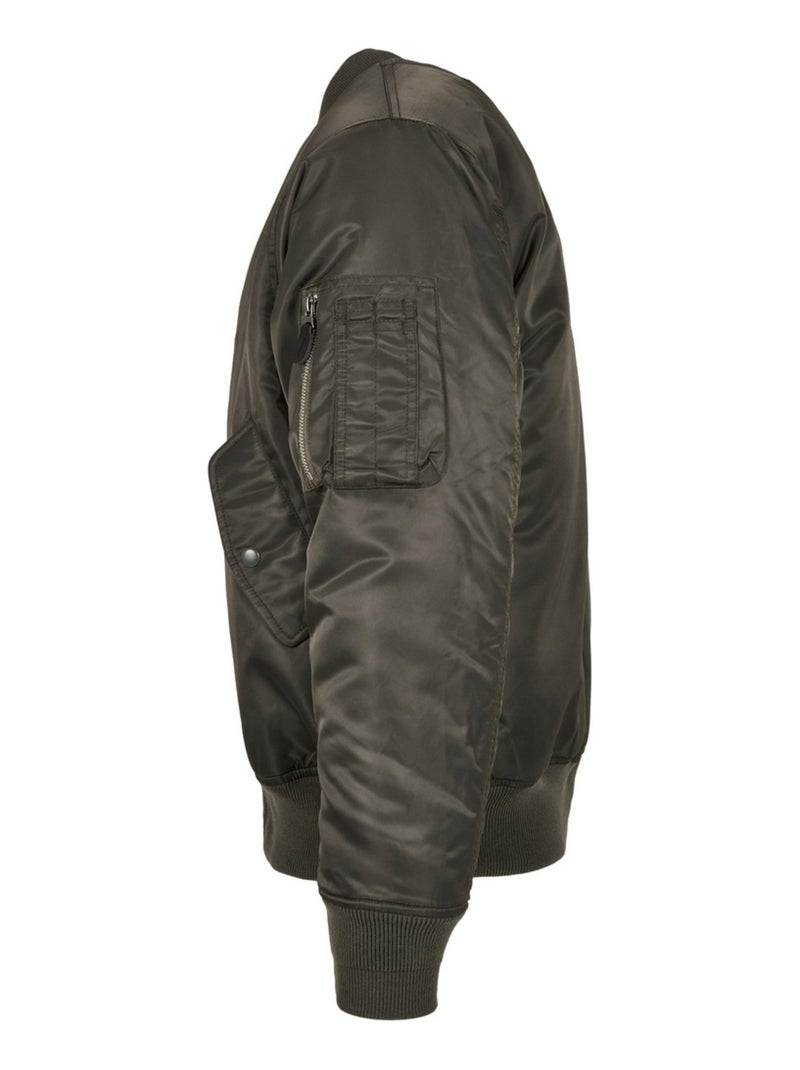 Blouson d'aviateur ma1 - build your brand Gris Gris anthracite - Kiabi