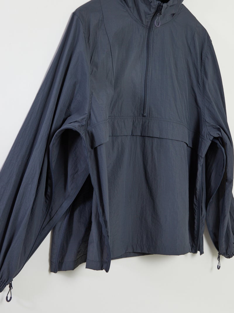 Blouson de pluie à capuche - collection facile à enfiler BLEU - Kiabi