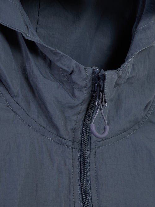 Blouson de pluie à capuche - collection facile à enfiler - Kiabi