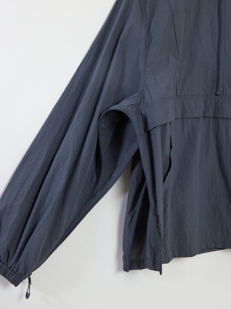 Blouson de pluie à capuche - So Easy BLEU - Kiabi