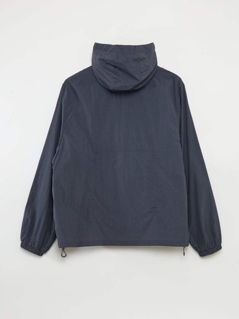 Blouson de pluie à capuche - So Easy BLEU - Kiabi