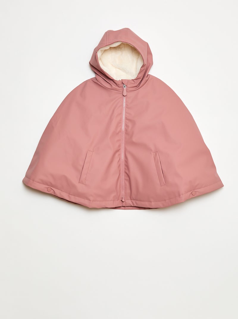 Blouson de pluie forme poncho - So Easy Rose - Kiabi