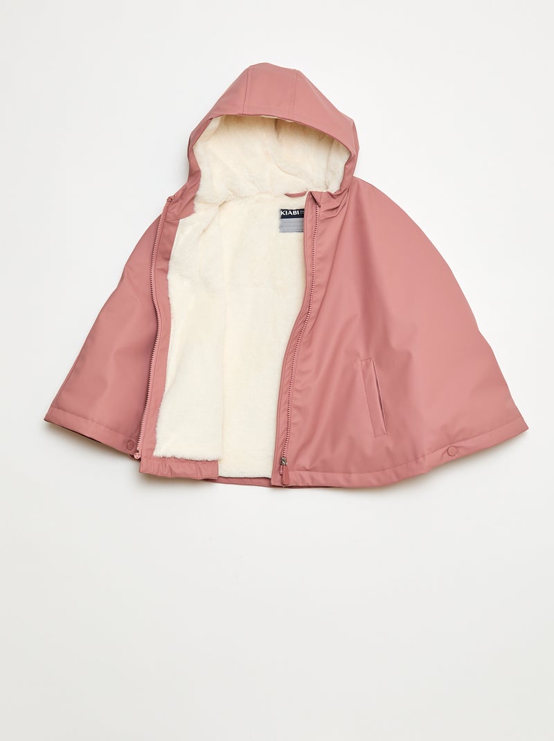 Blouson de pluie forme poncho - So Easy Rose - Kiabi