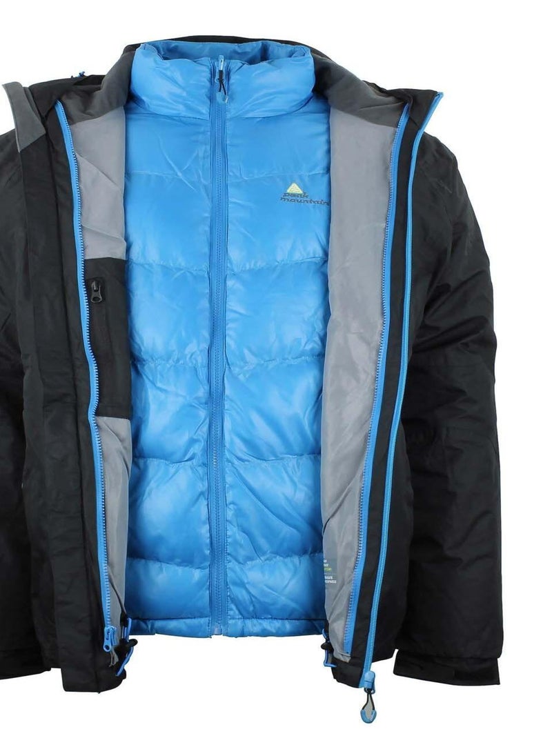 Blouson de ski 3 en 1   CIXI - PEAK MOUNTAIN Noir Noir - Kiabi
