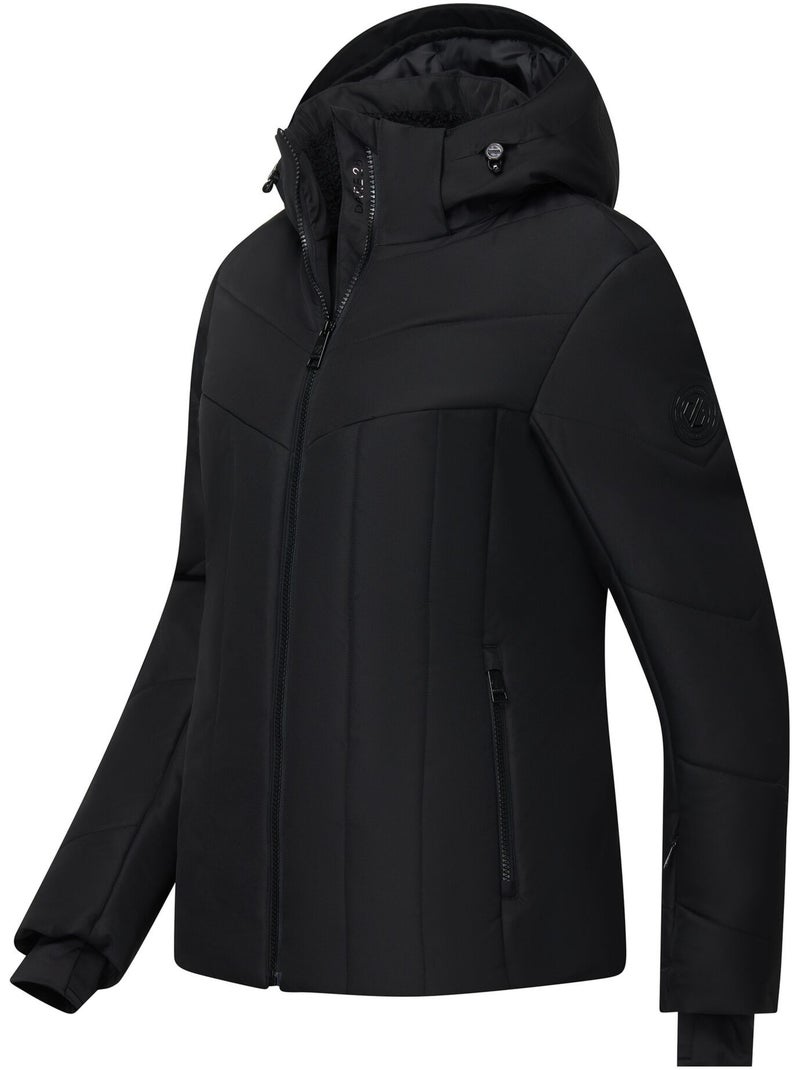 Blouson de ski à capuche ajustable et amovible glacier - dare 2b Noir - Kiabi