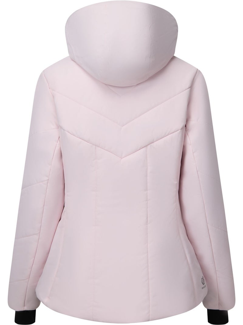 Blouson de ski à capuche ajustable et amovible glacier - dare 2b Rose pâle - Kiabi