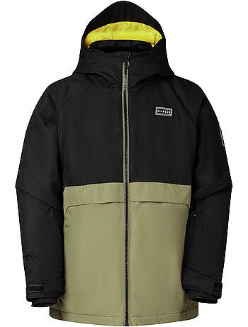 Blouson de ski à capuche élastiquée motif/style blocs de couleurs wing it - dare 2b