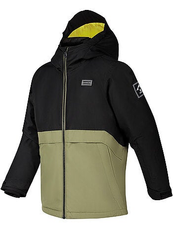 Blouson de ski à capuche élastiquée motif/style blocs de couleurs wing it - dare 2b