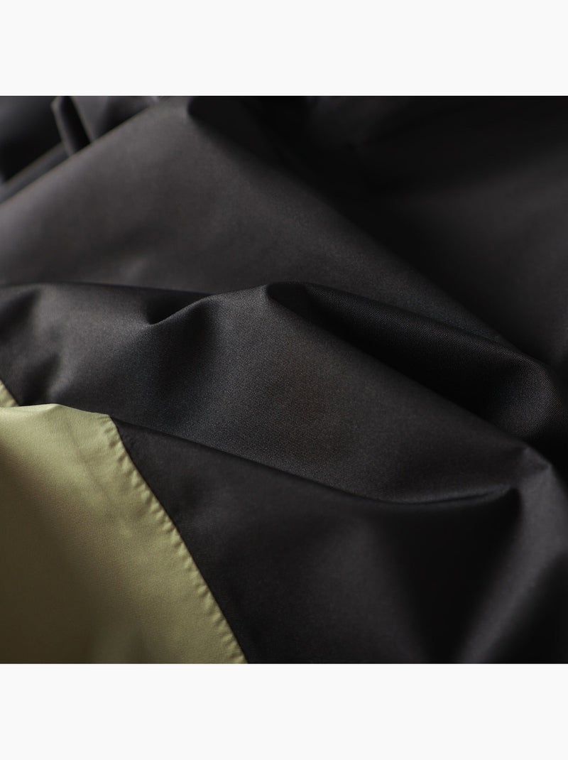 Blouson de ski à capuche élastiquée motif/style blocs de couleurs wing it - dare 2b Noir Kaki - Kiabi