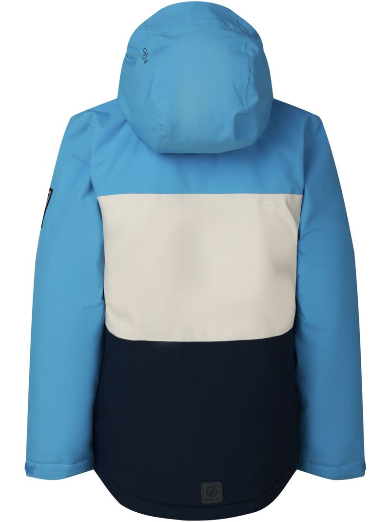 Blouson de ski à capuche et ourlets ajustables send it - dare 2b Bleu clair - Kiabi