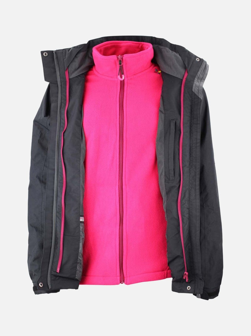 Blouson de ski   ACIONO - PEAK MOUNTAIN Noir Noir - Kiabi