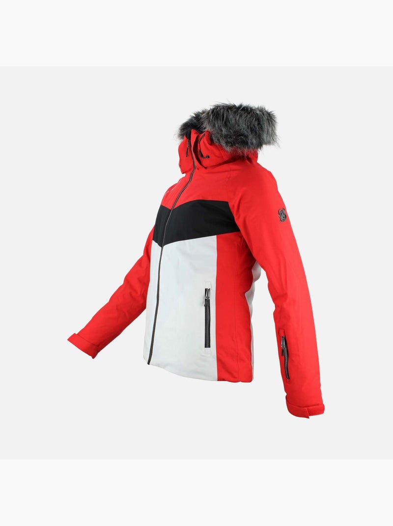 Blouson de ski   AFIDOL - PEAK MOUNTAIN Rouge - Kiabi