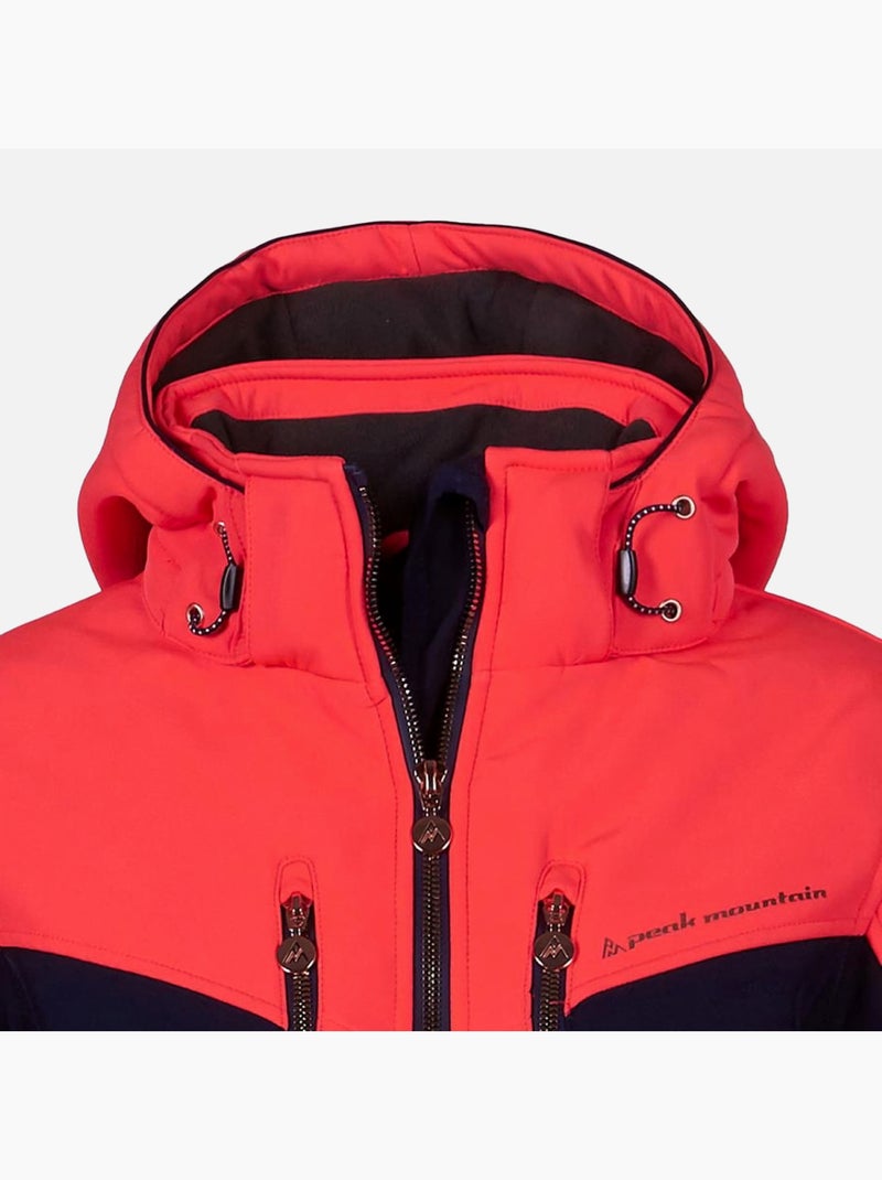 Blouson de ski   AFLIGHT - PEAK MOUNTAIN Orange - Kiabi