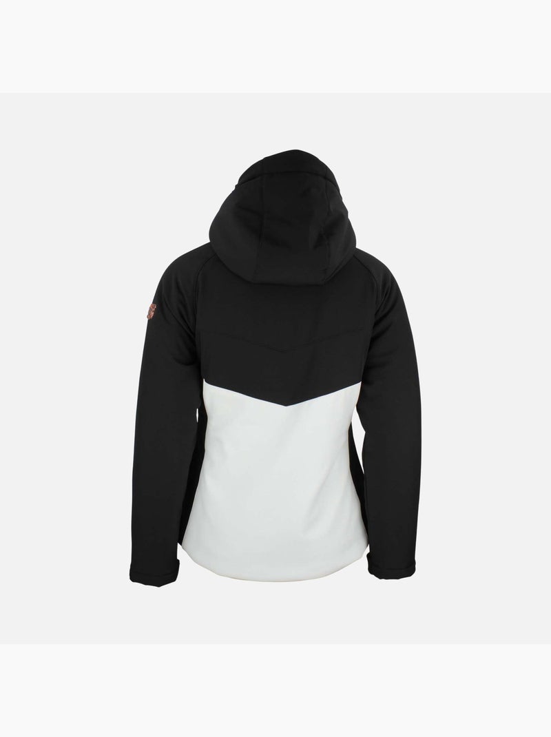Blouson de ski   AFOLIR - PEAK MOUNTAIN Blanc Noir - Kiabi