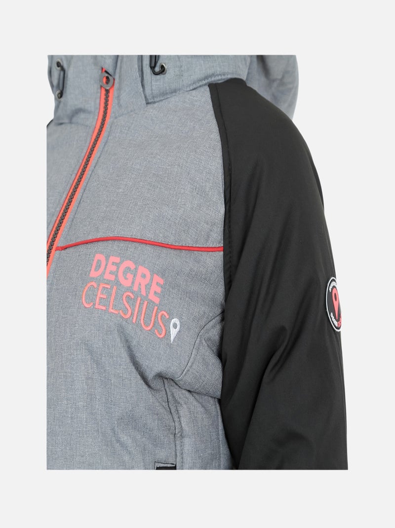Blouson de ski   ALBANY - DEGRE CELSIUS Noir Noir - Kiabi