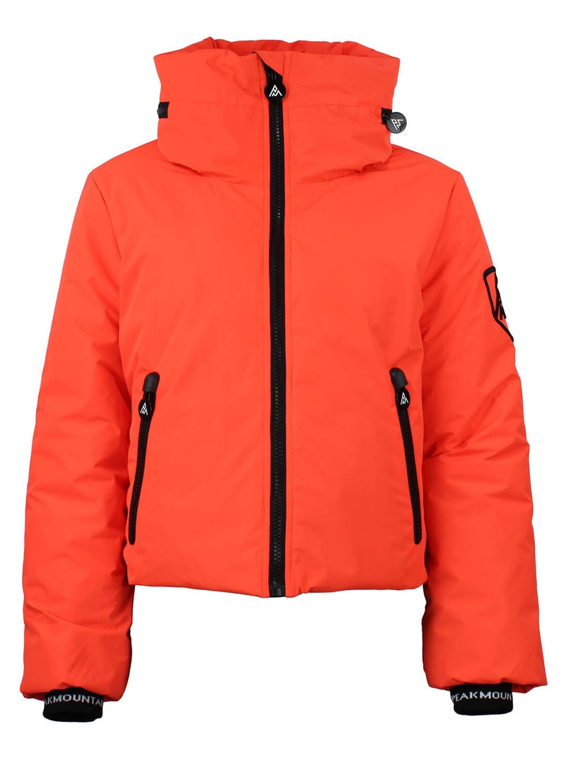 Blouson de ski   ALLY - PEAK MOUNTAIN Orange corail - Kiabi