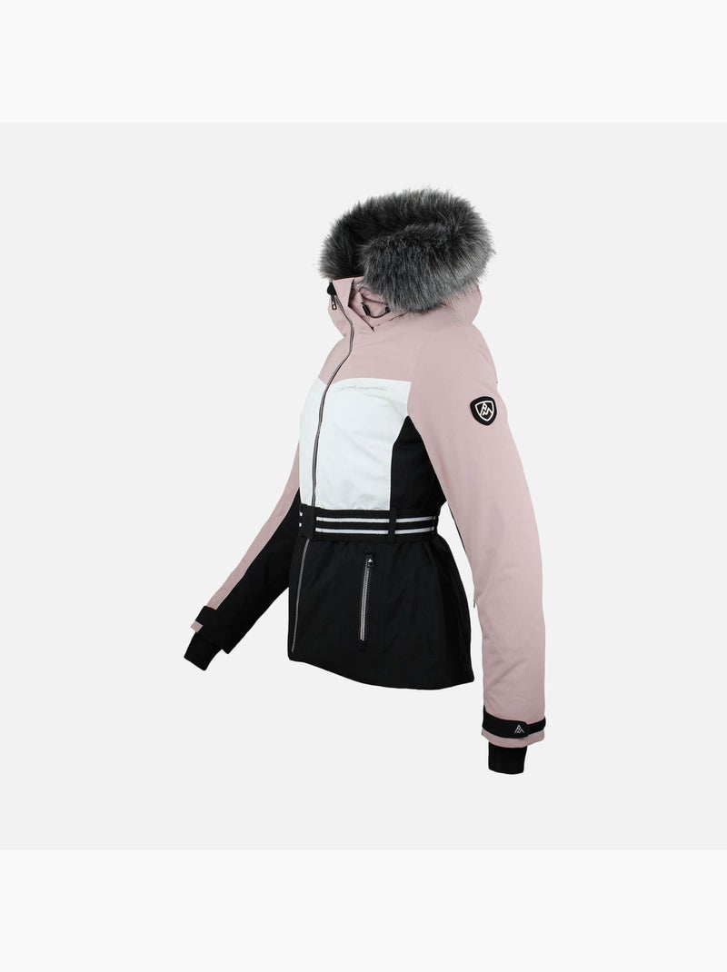 Blouson de ski   ALMENIRA - PEAK MOUNTAIN Noir Noir - Kiabi