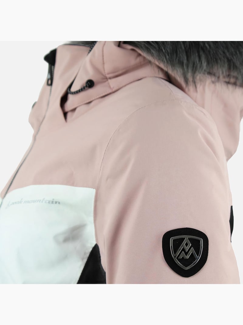 Blouson de ski   ALMENIRA - PEAK MOUNTAIN Noir Noir - Kiabi