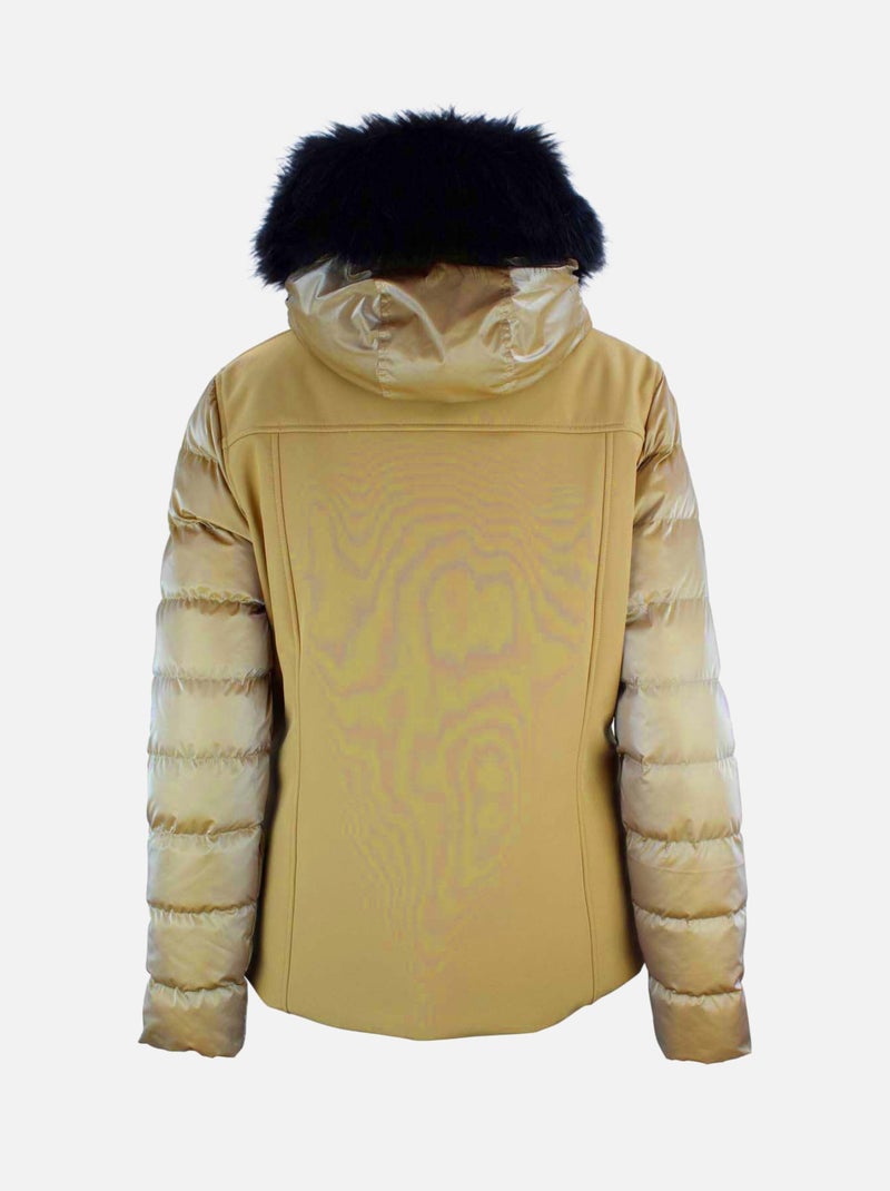 Blouson de ski   ALTUS - PEAK MOUNTAIN Doré/or - Kiabi